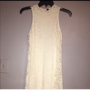 NWT Beige lace dress
